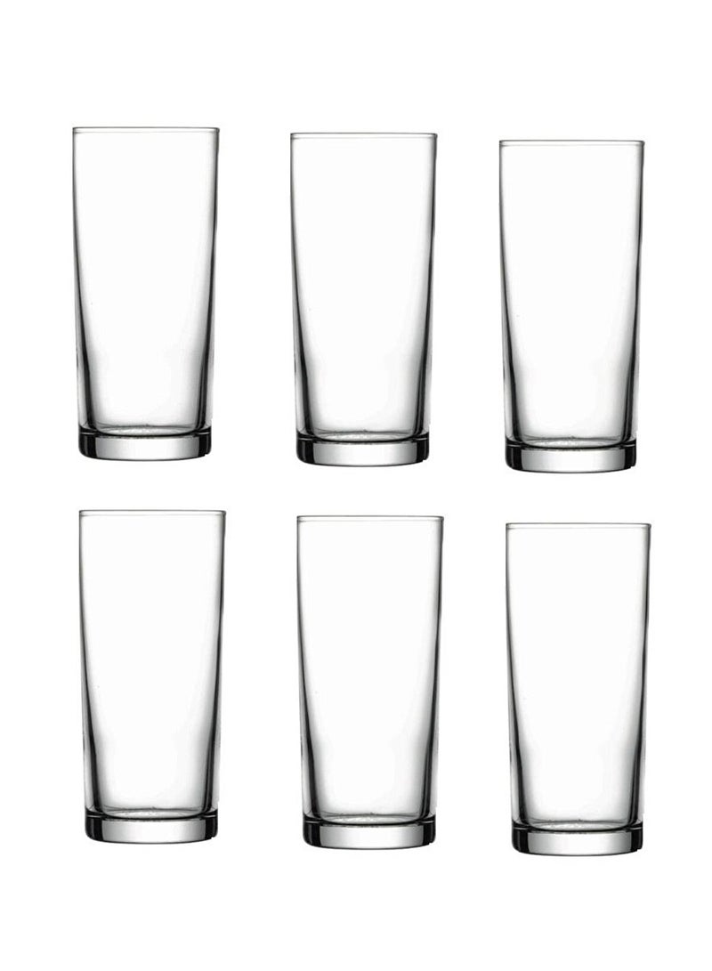 Pasabahce 6-Piece Istanbul Raki & Lemonade Glass Set 200 ml Clear - Image 2