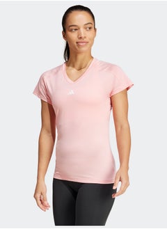 Adidas Aeroready Train Essentials Minimal Branding V-Neck T-Shirt  - Image 1