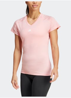 Adidas Aeroready Train Essentials Minimal Branding V-Neck T-Shirt  - Image 2