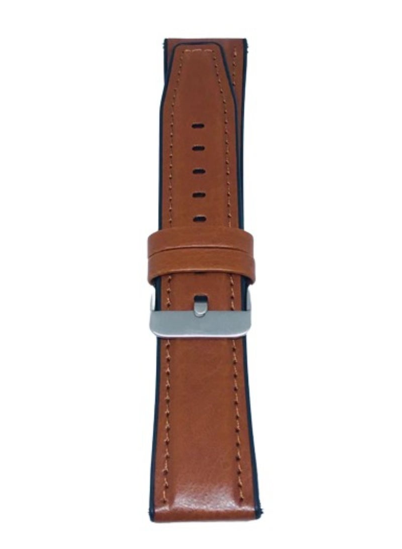 سوار ذكي لساعات آبل جلد حزام ساعة آبل 22 مم - Image 1