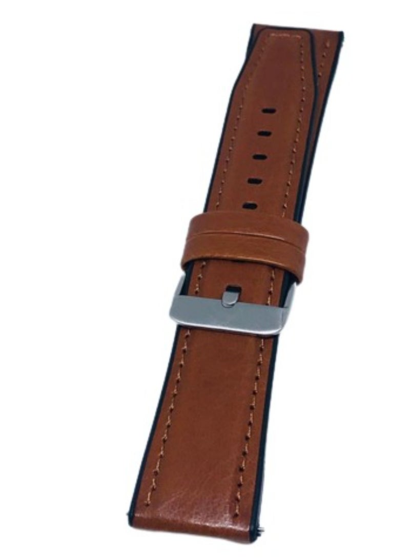 سوار ذكي لساعات آبل جلد حزام ساعة آبل 22 مم - Image 2