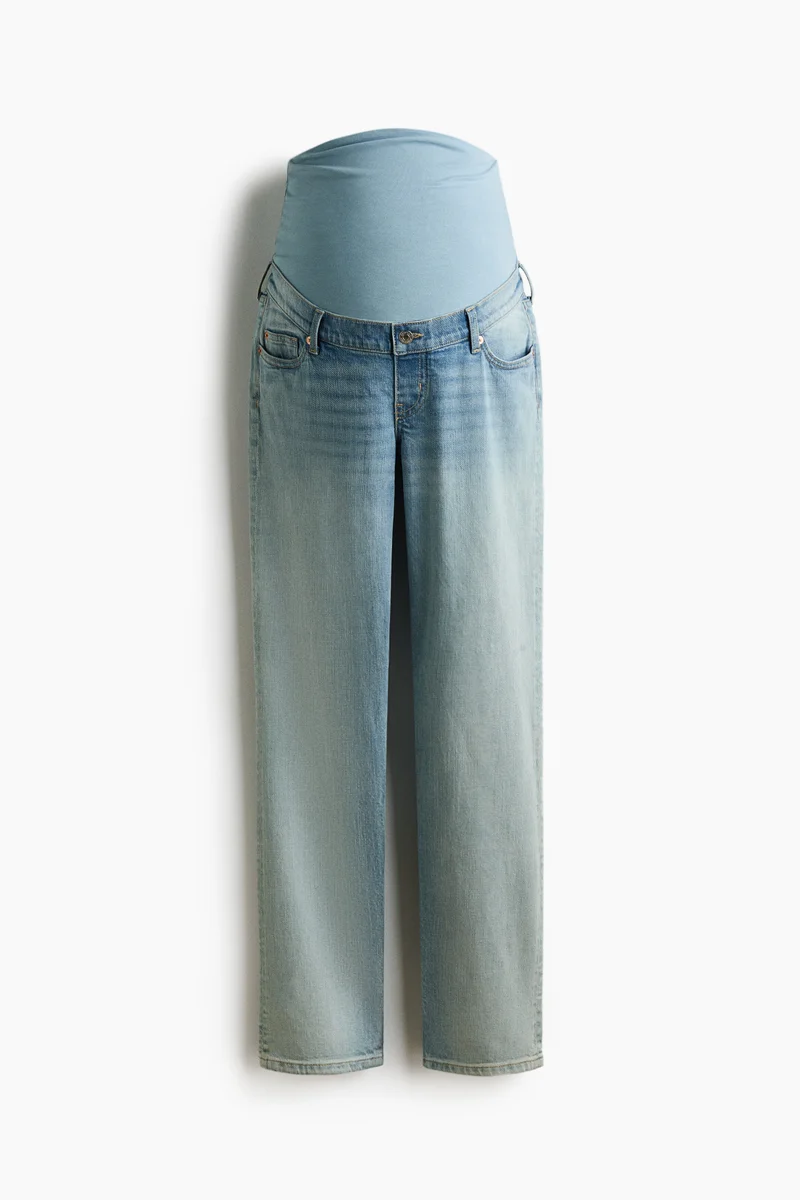 H&M  MAMA Slim Straight High Waist Jeans for Women | Best Price UAE