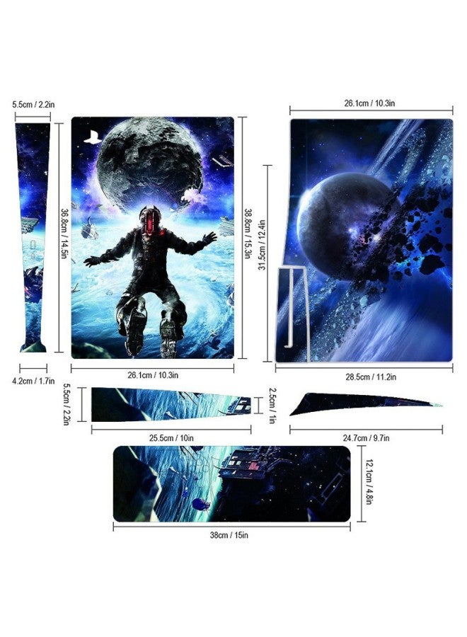 General Suitable For Sony PS5 Disk Game Machine Stickers For Sony PS5 Optical Drive Version Color Stickers Digital Version Cartoon Protective Film-Color:PS5-DISK(009)  - Image 4