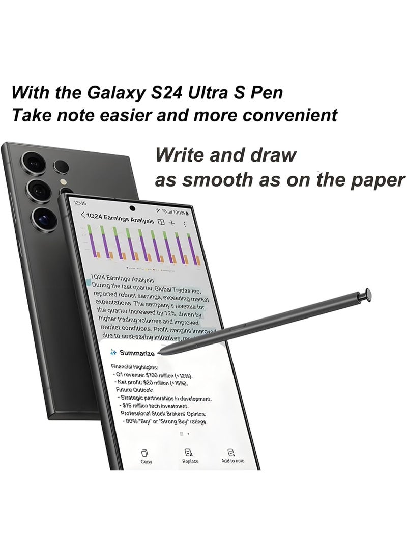 Galaxy S24 Ultra S Pen Replacement (Without Bluetooth) for Samsung Galaxy S24 Ultra S Pen Stylus Pen, Black - Image 3