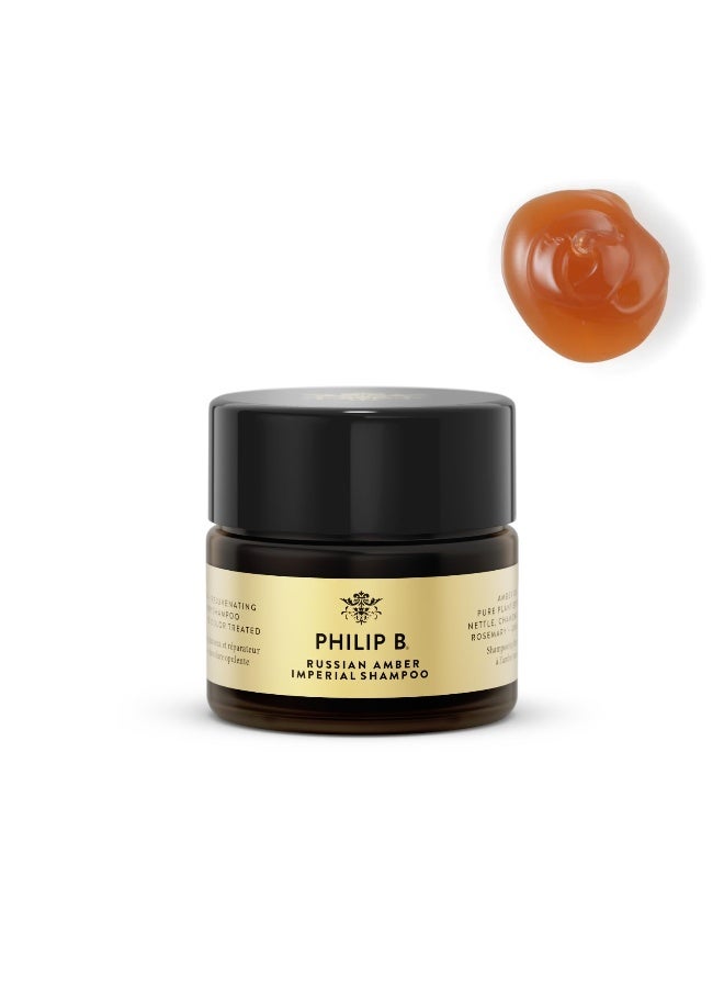 PHILIP B Russian Amber Imperial Shampoo, 3 fl. oz. (88 ml) - Color-Protective Cleanser Restores Frizzy Over-Processed Hair for Weightless Hydration - Image 1