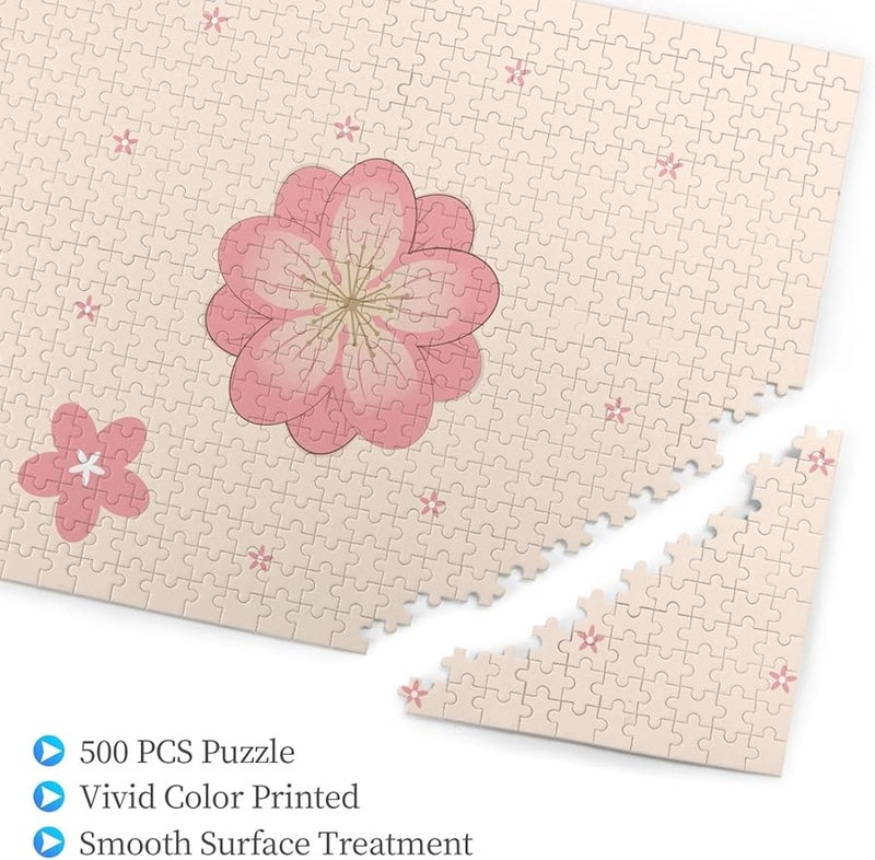Phayah 500 Piece Cherry Blossom Jigsaw Puzzle For Adults Home Decor 20 4 X 15 Inches - Image 3