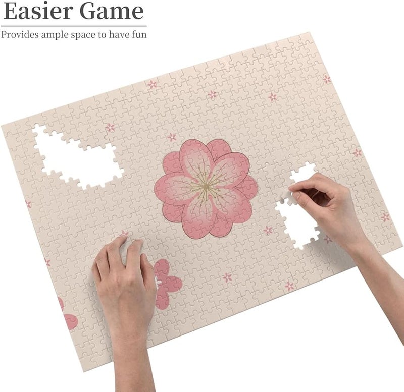 Phayah 500 Piece Cherry Blossom Jigsaw Puzzle For Adults Home Decor 20 4 X 15 Inches - Image 4