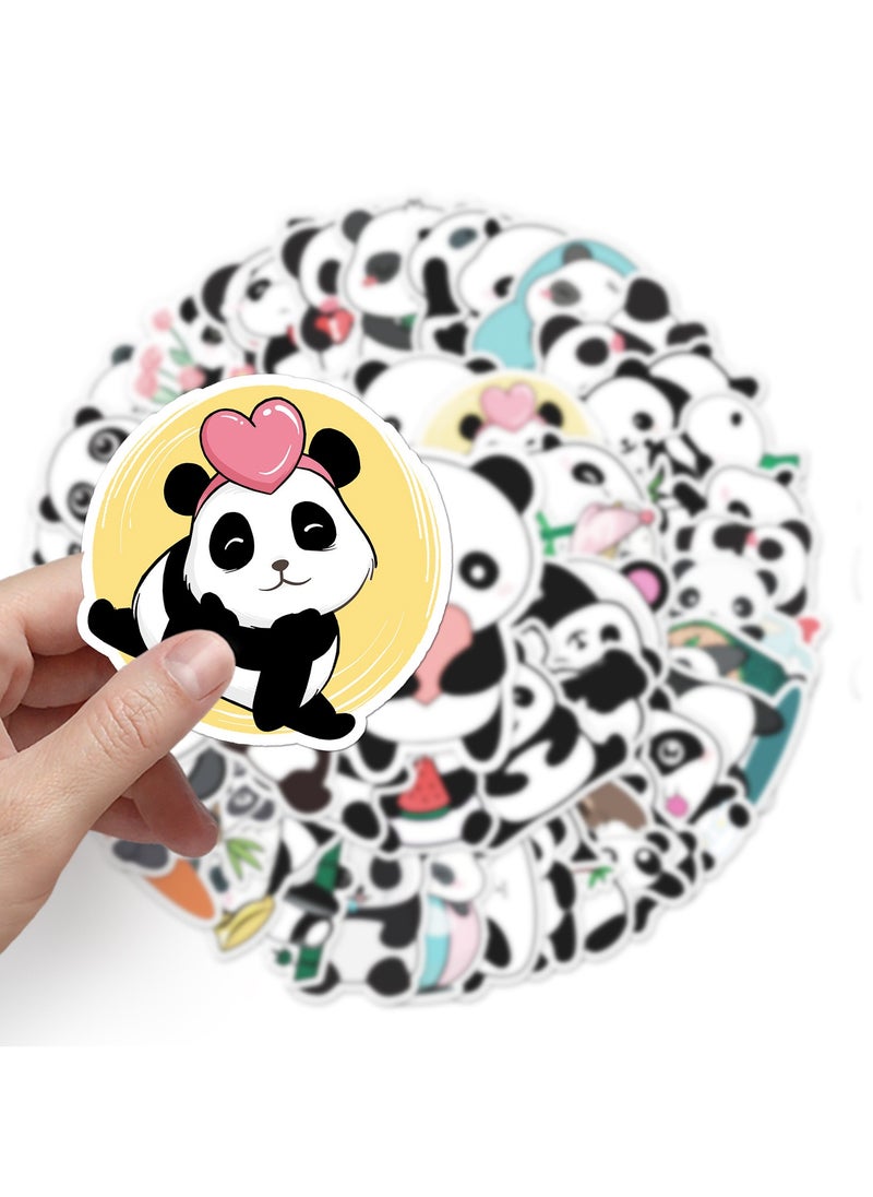 ORAINBOW Panda Stickers 50 Pcs Waterproof Decals for DIY Scrapbooks Laptop Bulk Water Bottle Stickers for Adults  - Image 2