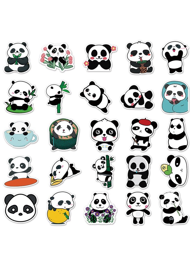 ORAINBOW Panda Stickers 50 Pcs Waterproof Decals for DIY Scrapbooks Laptop Bulk Water Bottle Stickers for Adults  - Image 5