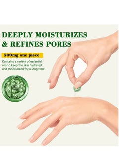 GUANJING Avocado Oil Facial Serum Capsules Brightening Deeply Moisturizing Collagen Essence Vitamins All Skin Types  - Image 2
