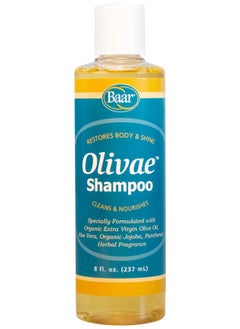 baar Olivae Shampoo Organic Olive Oil Formula Nourishes Hair While Cleaning. Aloe Vera Jojoba Oil And Proteins Repair Damaged Hair Help Thicken And Adds Body To All Hair Types. 8 Ounces.  - Image 1