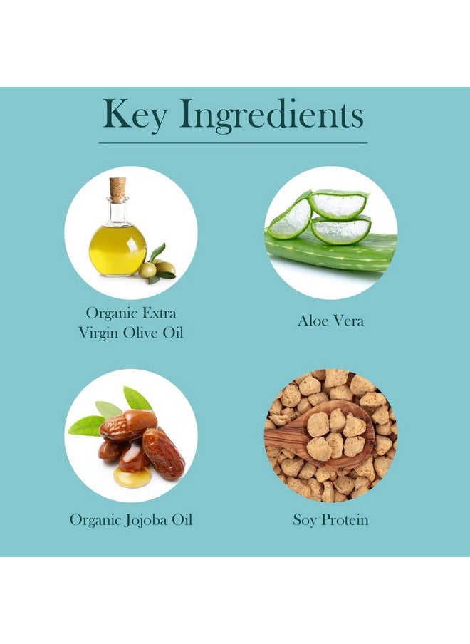 baar Olivae Shampoo Organic Olive Oil Formula Nourishes Hair While Cleaning. Aloe Vera Jojoba Oil And Proteins Repair Damaged Hair Help Thicken And Adds Body To All Hair Types. 8 Ounces.  - Image 4