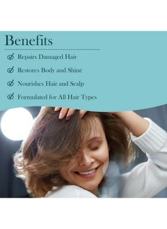 baar Olivae Shampoo Organic Olive Oil Formula Nourishes Hair While Cleaning. Aloe Vera Jojoba Oil And Proteins Repair Damaged Hair Help Thicken And Adds Body To All Hair Types. 8 Ounces.  - Image 3