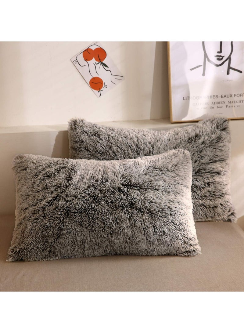 Moro Moro Shaggy Plush Cushion Cover – Ultra-Soft, Elegant & Washable - Image 2