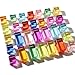 Dinhon 30 Pcs Mixed Acrylic Blocks Set 10 Long 25x25x5CM 20 Cube 25x25x25CM Rainbow Gem Blocks Sensory Stacking Toy for 1 2 3 4 Years Old Boys Girls Gift with Rich Building Possibilities - Image 4