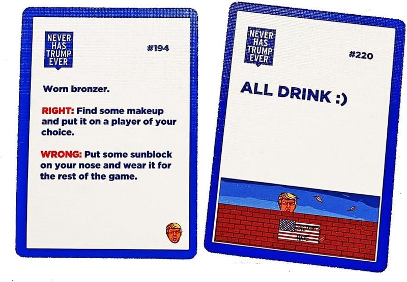 Never Have I Ever Never Has Trump Ever Card Game: Fact or Fiction? Guilty or Not? A Political Party Game of Truth and Lies - Image 2