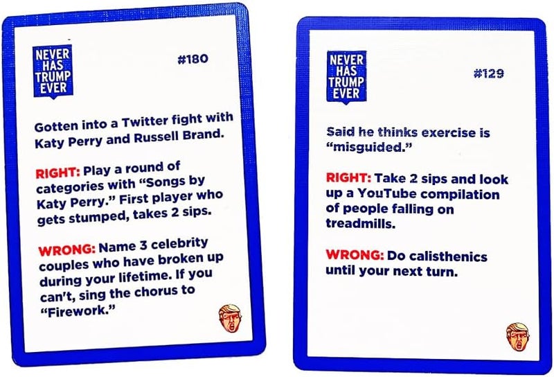 Never Have I Ever Never Has Trump Ever Card Game: Fact or Fiction? Guilty or Not? A Political Party Game of Truth and Lies - Image 4