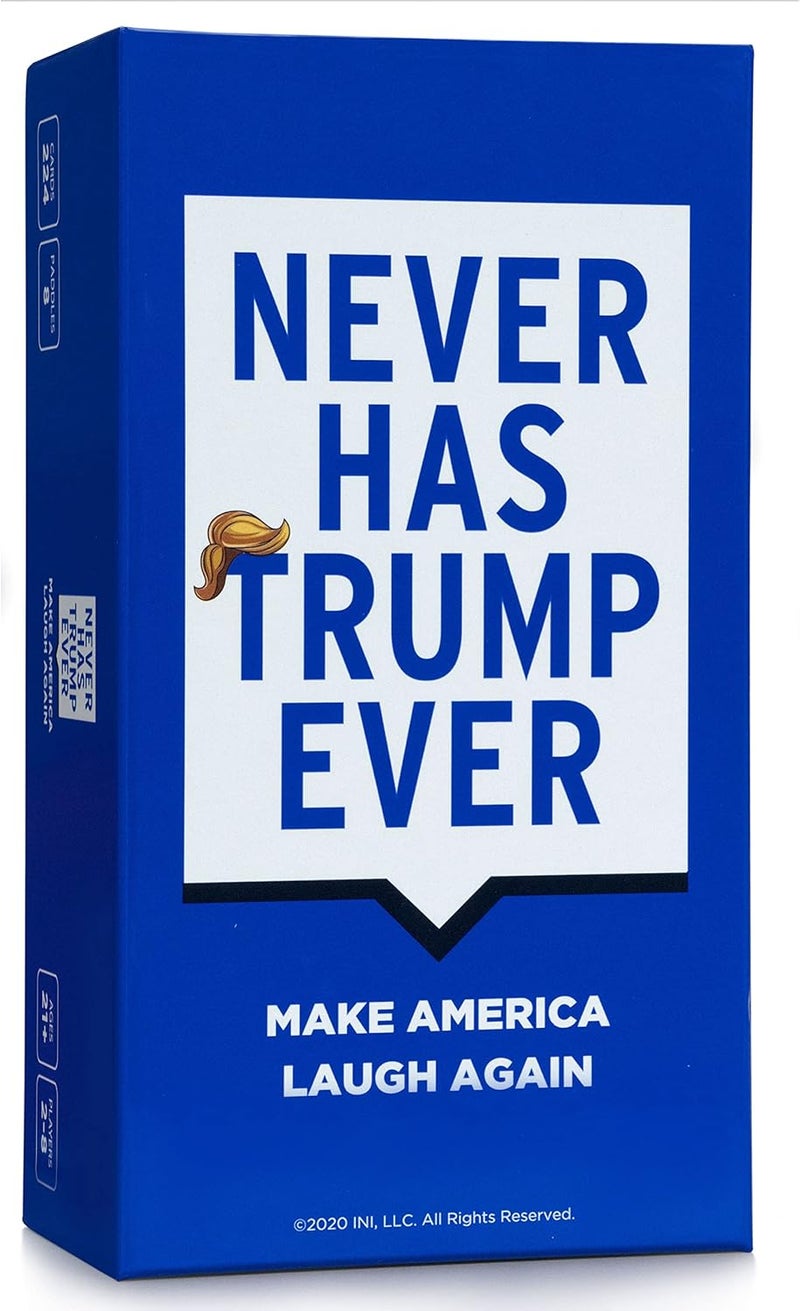 Never Have I Ever Never Has Trump Ever Card Game: Fact or Fiction? Guilty or Not? A Political Party Game of Truth and Lies - Image 1