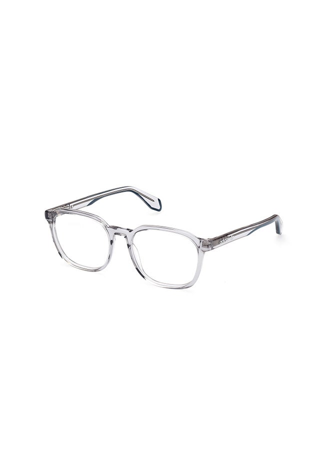 Adidas Unisex Asymmetrical Eyeglass Frames Shiny Grey ADIDAS OR504502052 52 mm - Image 1