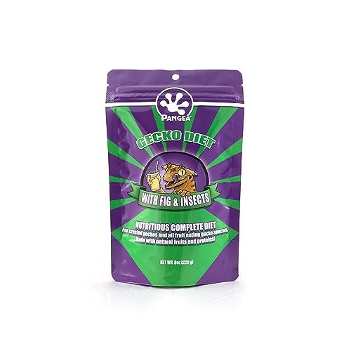 Pangea Fruit Mix Fig & Insects Crested Gecko Complete Diet 8 oz (1/2 lbs) - Image 1