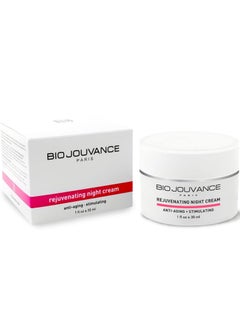 Rejuvenating Night Cream 1oz  30ml  For MatureSun Damaged Skin  Anti Aging Face Moisturizer Hydrating Lotion  Daily Facial Skin Care Treatment Regimen  Made in France
