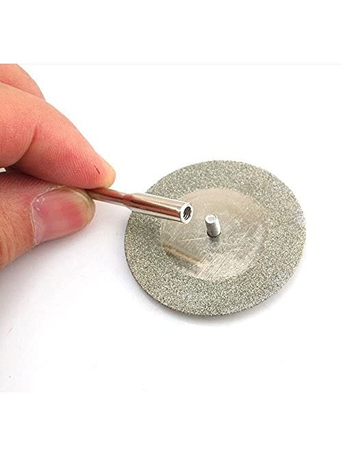 DIY Crafts Diy Crafts 10878 7255 1618202530mm Emery Diamond Cuttings Blades Drill With 2 Mandrel Multicolor  - Image 3