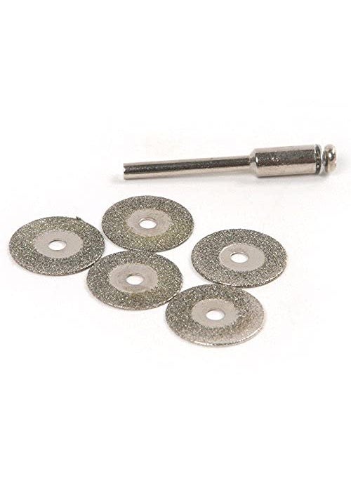 DIY Crafts Diy Crafts 10878 7255 1618202530mm Emery Diamond Cuttings Blades Drill With 2 Mandrel Multicolor  - Image 2