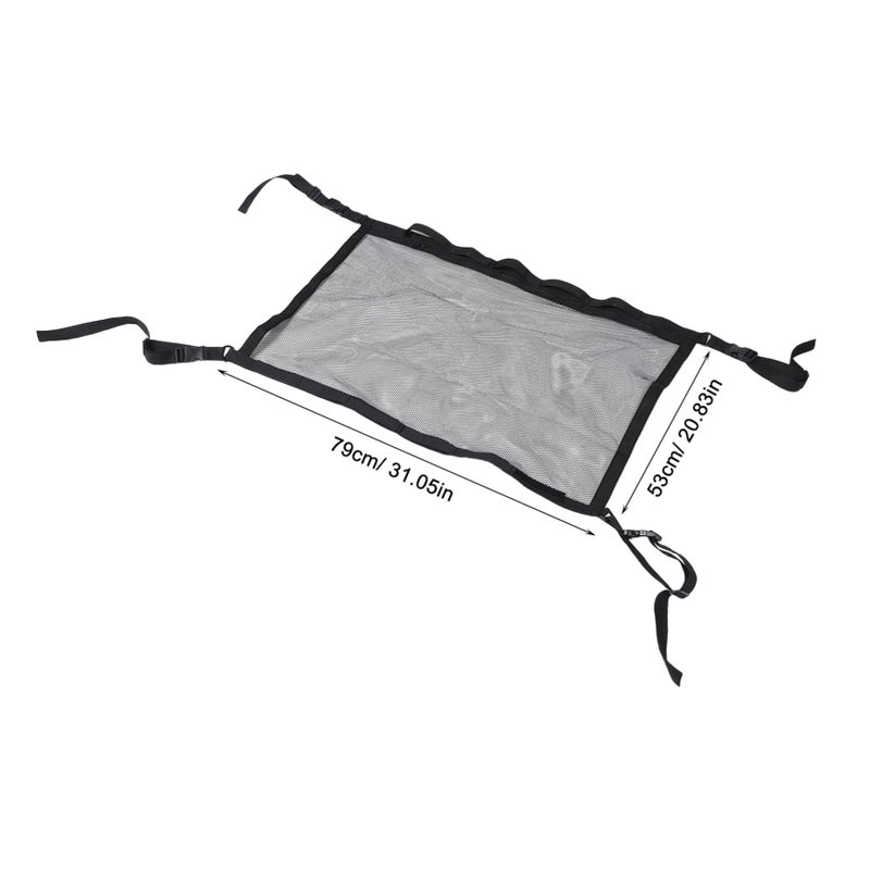 Universal Car Roof Storage Net Organizer For Fishing Rods SUVs Trucks Easy Installation - Image 3