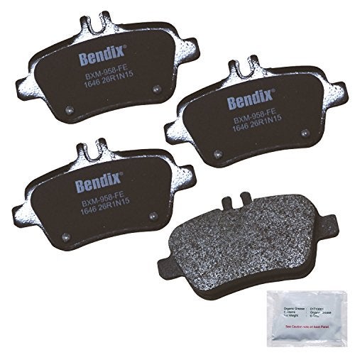 Bendix Priority1 CFM1646 Rear Brake Pads for QX30,Benz A180,A200,A250,B180,B250,B250e,B Electric Drive,CLA180,CLA200,CLA250,E300,GLA180,GLA200,GLA250,SLC180,SLC200,SLC300,SLK200,SLK250,SLK300,SLK350 - Image 1