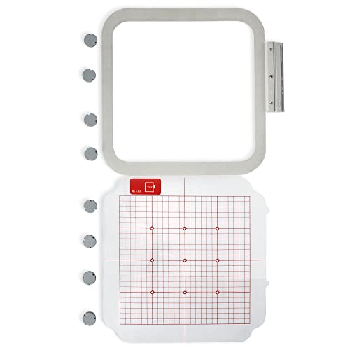 Embroidex Metal/Magnetic Magnet Hoop for Brother/Babylock Embroidery Machine 9 1/2" x 9 1/2" Square - Brother Dream Machine XV8500D XV8550D Babylock Destiny, Destiny II - Image 3