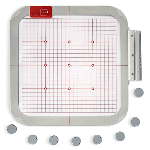 Embroidex Metal/Magnetic Magnet Hoop for Brother/Babylock Embroidery Machine 9 1/2" x 9 1/2" Square - Brother Dream Machine XV8500D XV8550D Babylock Destiny, Destiny II - Image 2
