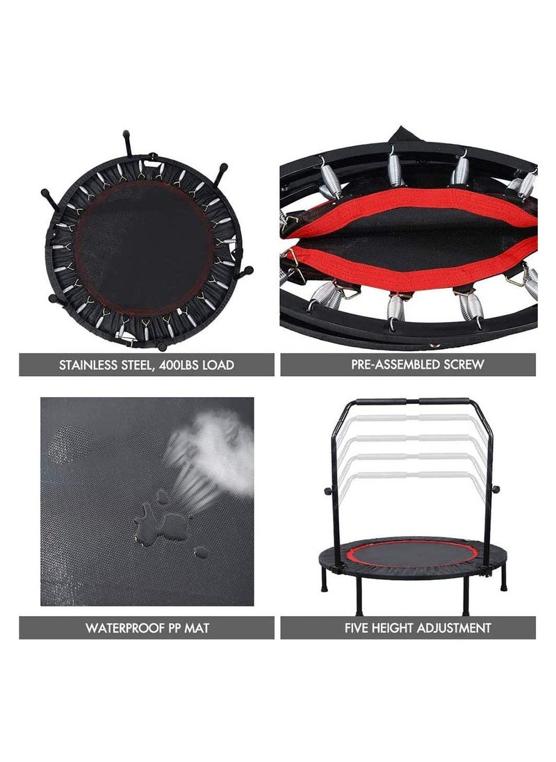Generic Mini Silent Fitness Trampoline Small Indoor Fitness Trampoline  - Image 4