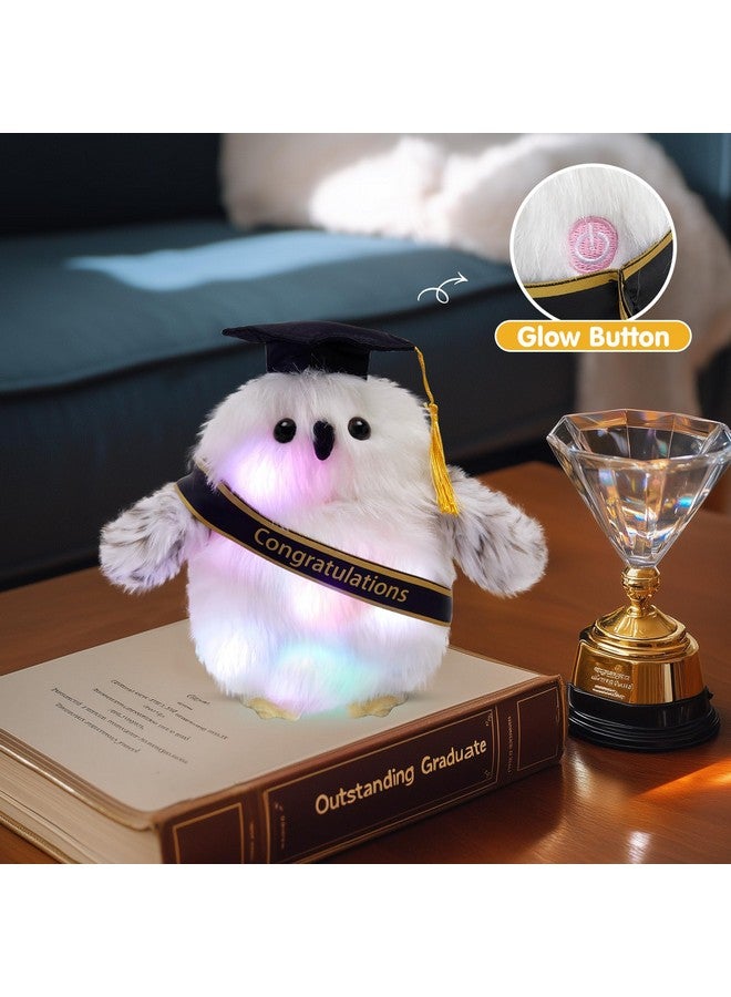 Funbase FunBase Graduation Light Up Stuffed Plush Owl Class of 2025 LED Night Light Glow Plush Stuffed Animal Graduation Cap with Tassel Reward Celebration Grad Gift(10 inch)  - Image 4