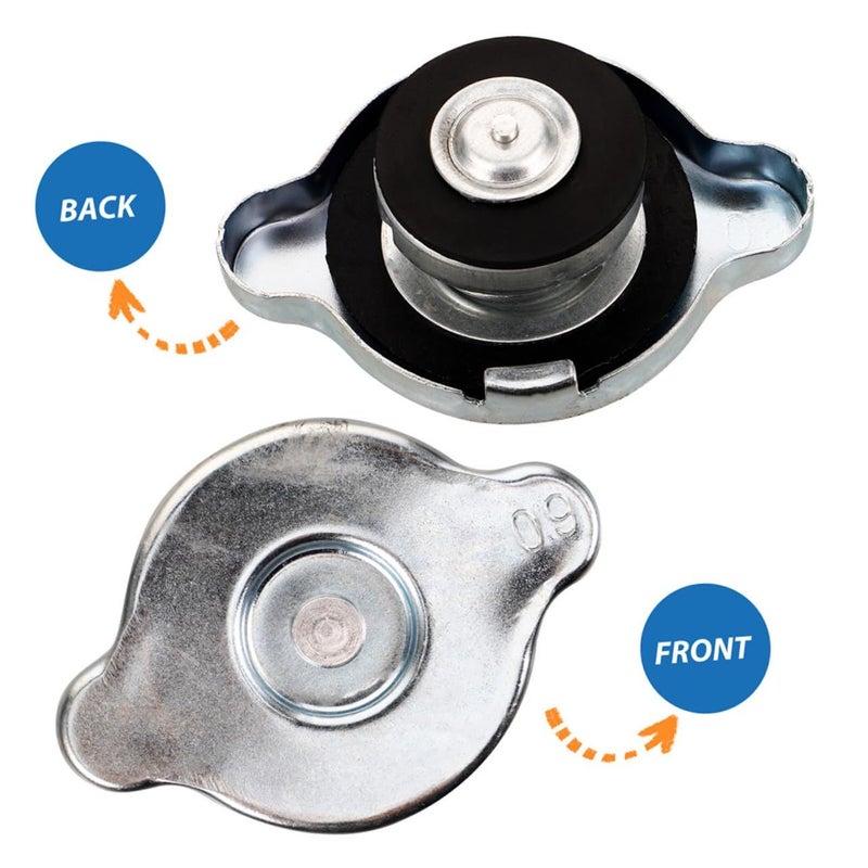 2 Pcs Bike Radiator Coolant Cap Antifreeze Tank Cover - Image 4