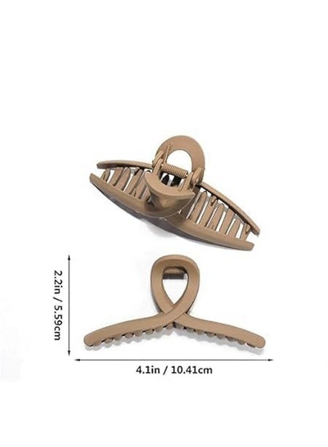 DIGALI ENTERPRISE Hair Claw Clips | Large Butterfly Jelly Hair Clips for Women | Hair Accessories for Long, Thick Hair | Durable Claw Clips for Girls (Pack Of-6) - Image 3