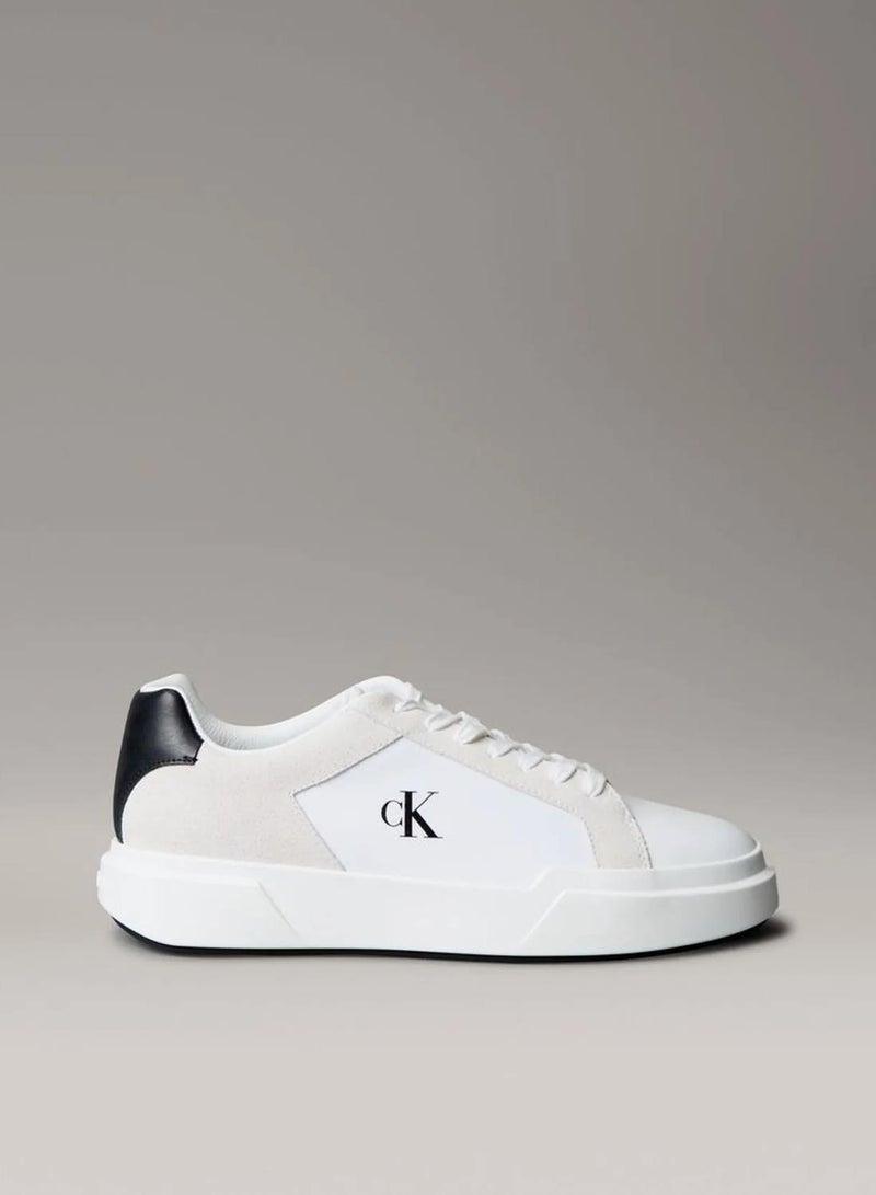 CALVIN KLEIN Leather Durable Traction NYC Trainers - Image 1
