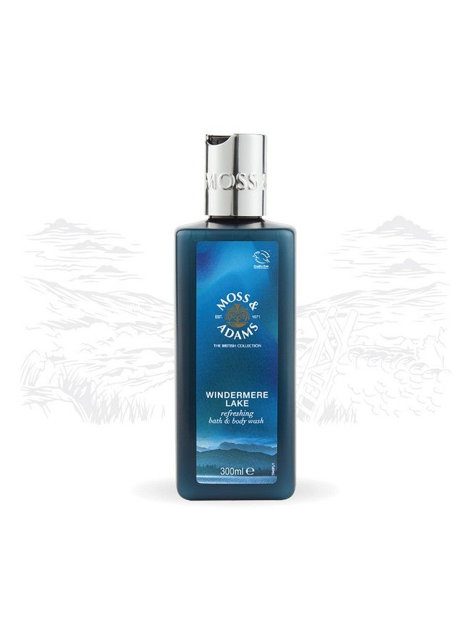 GROB Moss & Adams Windermere Lake refreshing for body wash & Shower Gel for Women and Men - 300ml| Soap-Free Bodywash| Smart Living Product - Image 1