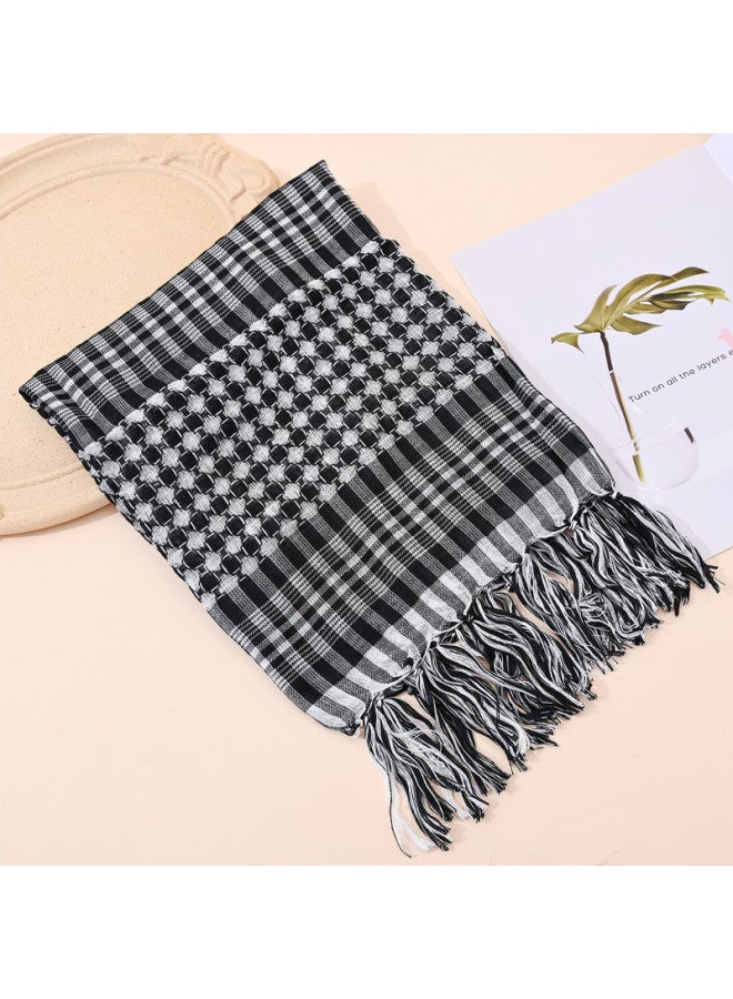 وشاح مربعات للرجال والنساء – من البوليستر الناعم للاستخدام اليومي والأنشطة الخفيفة - Image 1