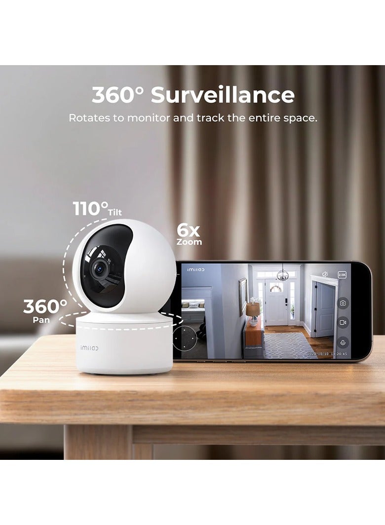 Imilab Smart Security Camera Indoor Plug-in Wi-Fi 2.5K C21 - White - Image 4