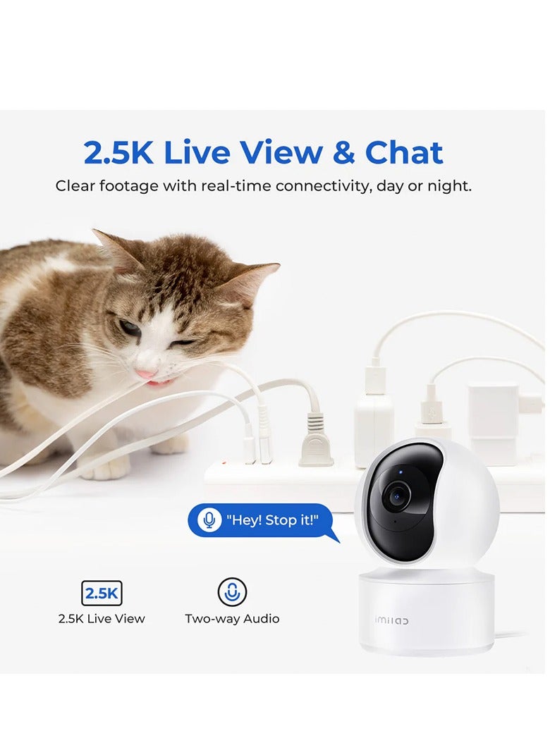 Imilab Smart Security Camera Indoor Plug-in Wi-Fi 2.5K C21 - White - Image 5