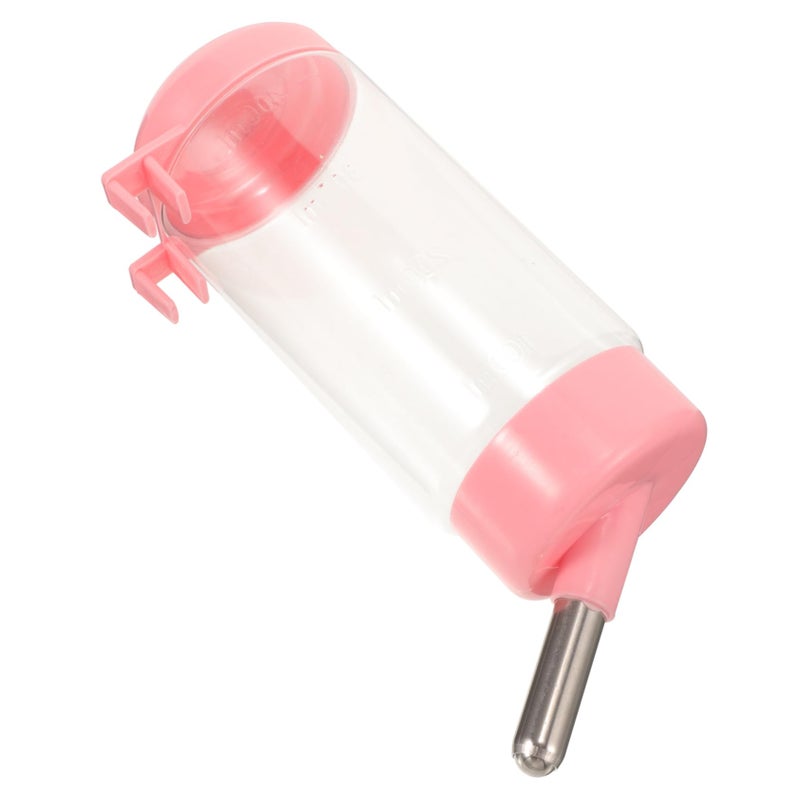Pink 400ML Leakproof Hanging Water Bottle For Dogs Cats Small Animals Travel Outdoor - Image 2