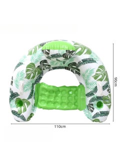 General Leaf U-shaped floating reclining chair pool floating floating bed reclining chair eco-friendly pvc inflatable water backrest floating row  - Image 3