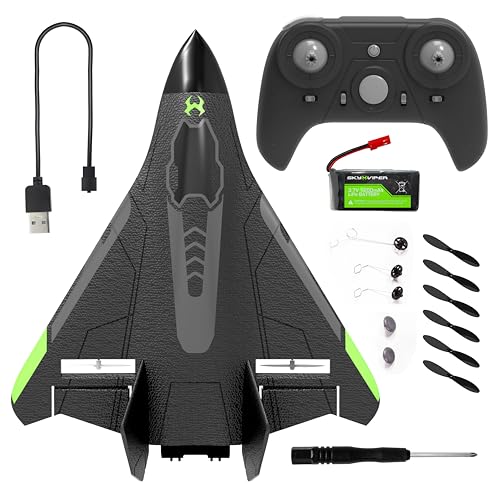 Sky Viper Vector Performance RC Plane, up to 45 MPH, 1-Touch Stunts, Rechargeable Battery - Image 4