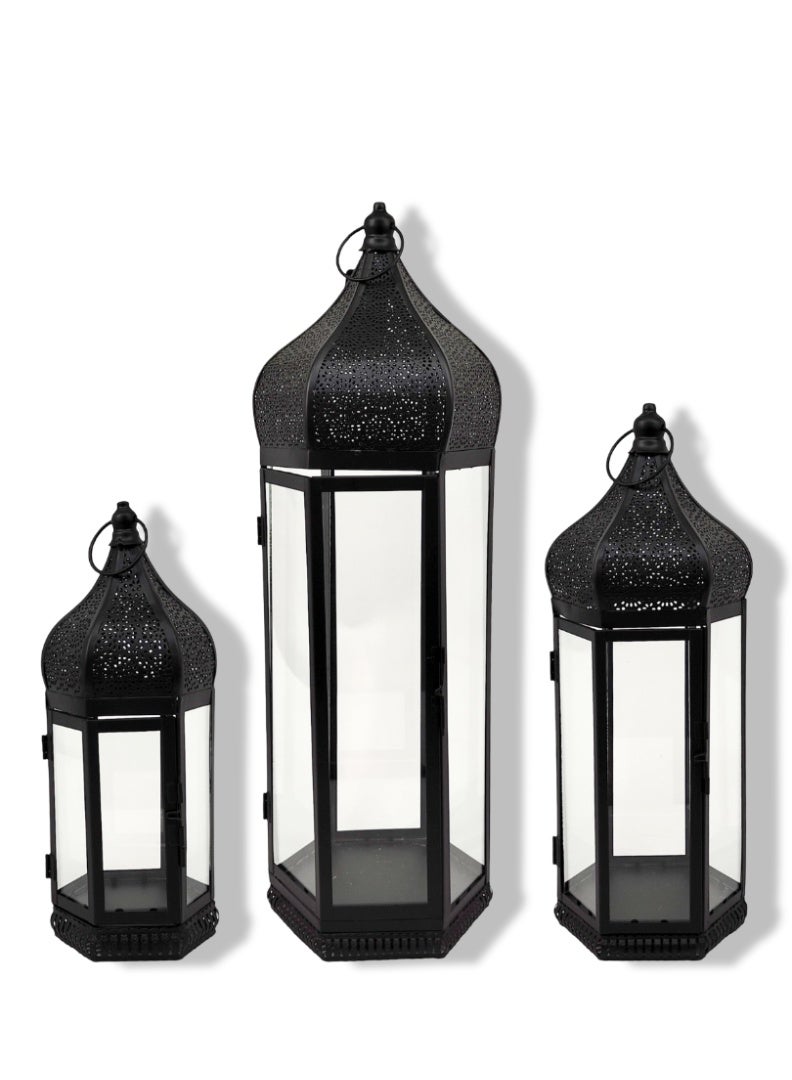 Ramadan lantern set of 3 pieces with an elegant and attractive design