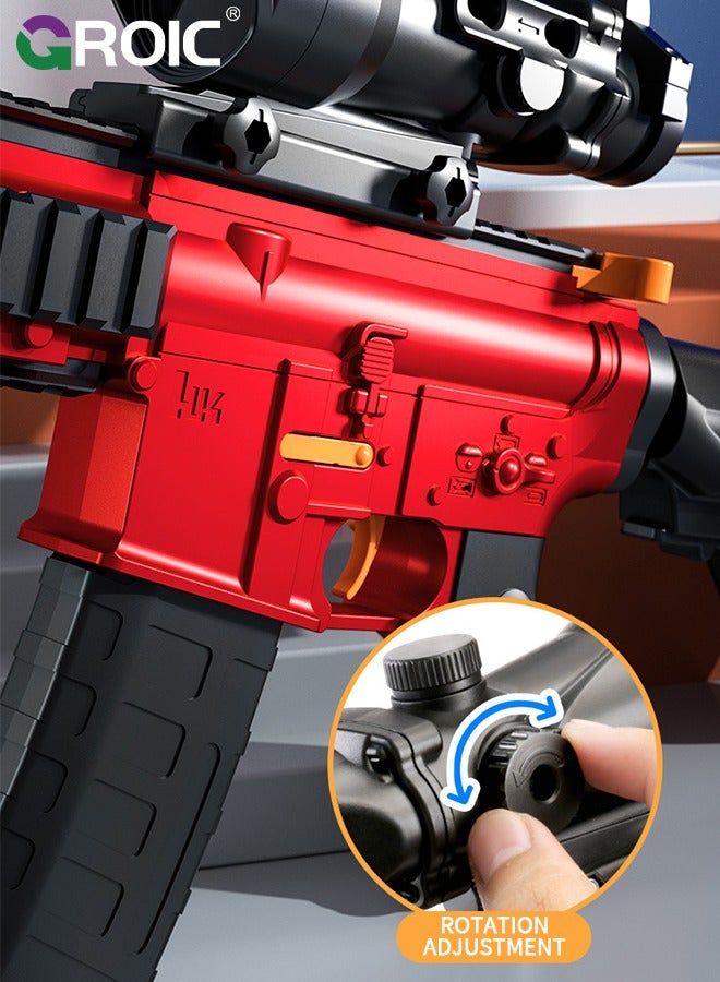 GROIC Soft Bullets Gun,Toy Gun Light and Soft Bullets Education Toy,Blaster Gun M416,Double Mirror Effect Toy Guns,DIY Toy with Rich Accessories ,Shooting Games Toys for Kids, Kids Holiday Birthday Gifts - Image 5