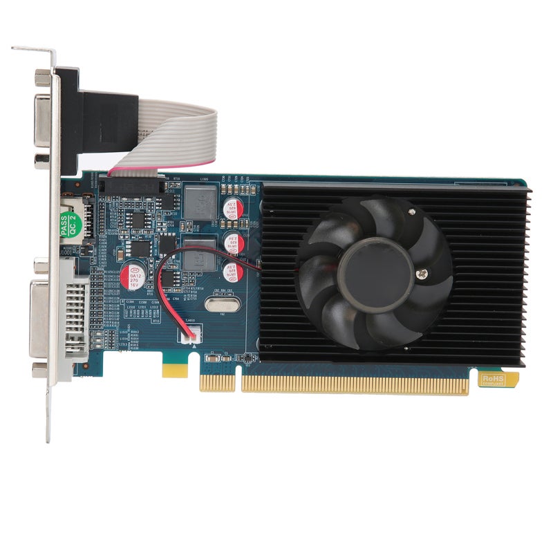 Radeon Graphics Card 2G 64 Bit DDR3 Low Noise - Lower Working Temperature PCI Express 3.0 Graphics for Desktop Computer - Image 1