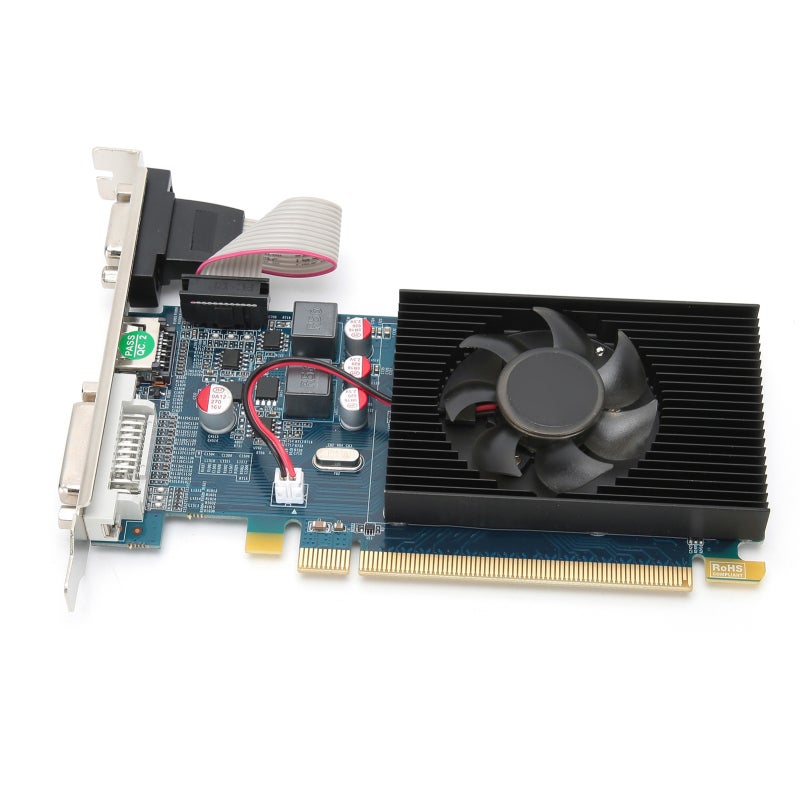 Radeon Graphics Card 2G 64 Bit DDR3 Low Noise - Lower Working Temperature PCI Express 3.0 Graphics for Desktop Computer - Image 4