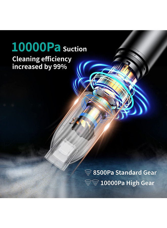 ISank Air Duster & Mini Vacuum Cordless 2 in 1, Powerful 70000RPM/10000PA, 2 Speeds, 7800mAh Electric Compressed Air Blower, Replaces Air Cans for Computer/Keyboard, Car - Image 4