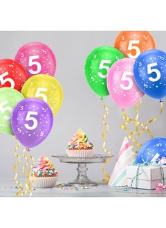 5th Birthday Balloons 18PCS, 12inch Numbers Printed Latex Party Balloons, 5th Anniversary Party Supplies Balloons, Numbers Balloons Decorations for Girls Boys 5 Year Old Birthday Party - pzsku/ZF24F83F9EE8BAC9653F4Z/45/_/1741095036/ca71a587-6f8f-413f-85c1-28f2640af94e