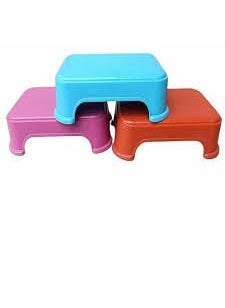 AADB International AADB Plastic Durable Plastic Panther Patla Lightweight MultiUse Stool for Home Kitchen Bathroom Multicolor  - Image 2